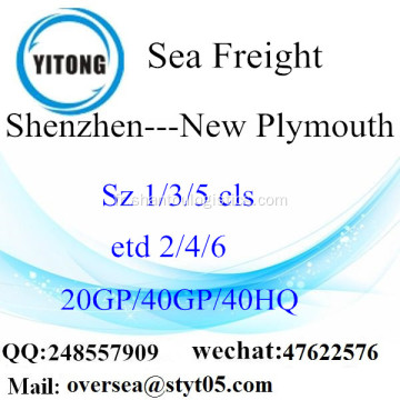 Fret maritime de Port de Shenzhen expédition à New Plymouth